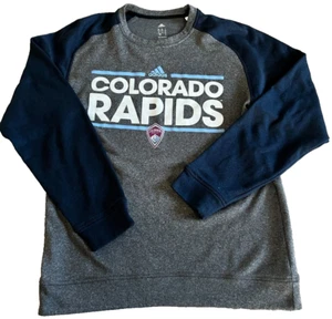 Adidas Climawarm Men's Medium Long Sleeve Colorado Rapids Light Sweatshirt - Picture 1 of 4