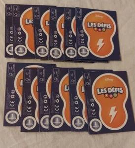 12 Pochettes x4 cartes (48 cartes) neuves Disney Auchan Les Défis - Disney Cards - Imagen 1 de 1