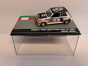 1:43 UNIVERSAL HOBBIES EAGLE RACE RENAULT 5 TURBO TOUR DE CORSE 1984 #15 DIAC - Picture 1 of 5