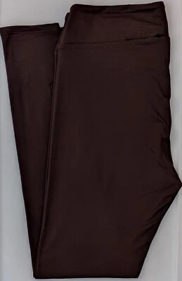 Leggings OS LuLaRoe tamanho único café escuro marrom sólido nova com etiquetas 51 - Imagem 1 de 4