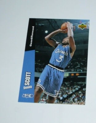 Upper Deck Folz Mini Card Basketball Dennis Scott Orlando Magic NBA #45 Rare - Image 1 of 2