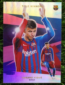 2021 Topps Barcelona Team Set Title Winners Gerard Pique 41/99 - Picture 1 of 2