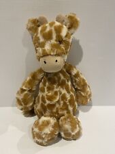 14" Jellycat Bashful Spotted Giraffe Plush Pellet Stuffed Animal Soft Toy Lovey