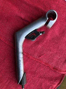 Vintage Kalloy Riser Stem 1" 25.4 AL-222 80s 90s MTB Stem w/ Brake Cable Roller - Picture 1 of 18