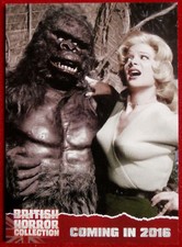 BRITISH HORROR - PREVIEW Card PR11 - PAUL STOCKMAN, MARGO JOHNS - Konga!