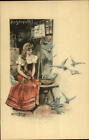 Fairy Tale   Aschenputtel Cinderela Fantasy Edmund Bruning Postcard C1905