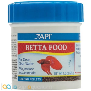 API Betta Food 1oz. Color Enhancing Betta Fish Food Pellets - Picture 1 of 2