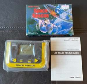 NEW Vintage Radio Shack LCD Space Rescue Handheld Game 60-2229 - Picture 1 of 11