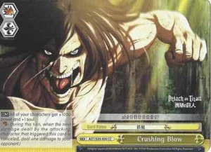 Crushing Blow (AOT/S35-E030 CC) [Attack on Titan] Weiss Schwarz - Picture 1 of 1