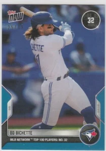 2022 Topps Now MLB Network Top 100 Bo Bichette Azul 47/49 Azulejos #T-32 - Imagen 1 de 1