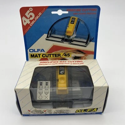 OLFA 45 GRADOS MONTAJE PLACA CORTADOR MC-45 MATE CORTE VINTAGE JAPÓN NUEVO EN CAJA  Foto 1 de 4