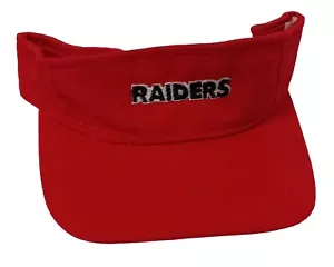 Sombrero visera Las Vegas Raiders terciopelo rojo suave talla única gancho y bucle unisex - Imagen 1 de 6