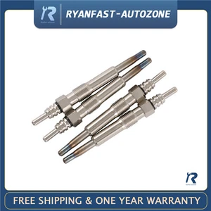 NEW Dual Coil Diesel Glow Plugs (4) fit for 1996-2003 Volkswagen VW DRX00059 - Picture 1 of 14