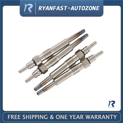 NEW Dual Coil Diesel Glow Plugs (4) fit for 1996-2003 Volkswagen VW DRX00059 - Image 1 of 4