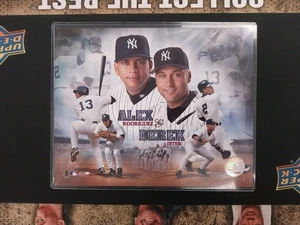 DEREK JETER-ALEX RODRIGUEZ YANKEES FRAMED 8X10 PHOTO-MAN CAVE-12X15 - Picture 1 of 1