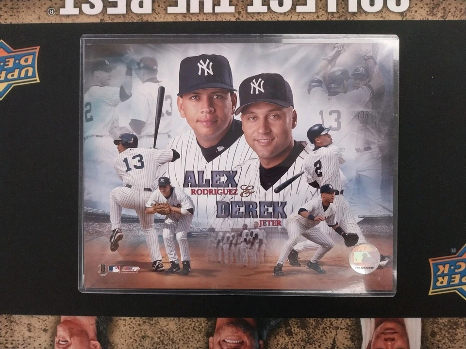 DEREK JETER-ALEX RODRIGUEZ YANKEES MAN CAVE-12X15  - Image 1 of 1