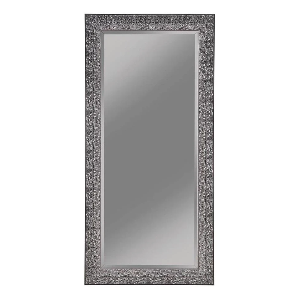 Rollins 32 x 66 Inch Rectangular Floor Mirror Black - Image 1 of 1