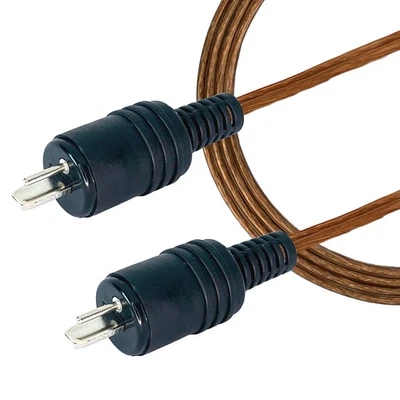 TRANSMEDIA 5m Lautsprecher Kabel Audio Transporent Stecker DIN 41529 Boxen PA Stereo Anlage