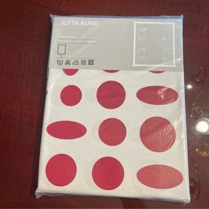 IKEA Cotton table cloth acrylic coating, waterproof, rectangular red white 57x87 - Picture 1 of 4