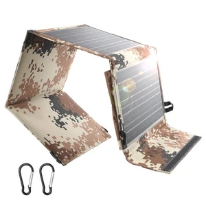 13W Portable Solar Panel, Portable Solar Charger 22% High Efficiency IP67 Wat... - Picture 1 of 6