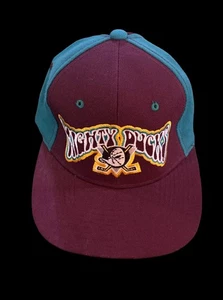 Vintage Mighty Ducks Mütze Starter Cap 90s StarFit NHL lila tailliert Anaheim Gr. 2 - Bild 1 von 4