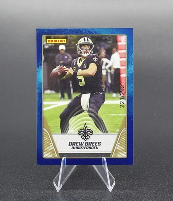 2019 Panini NFL Sticker and Card Collection Drew Brees /299 HOF - Image 1 of 3