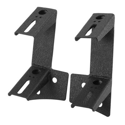 1 Set Auto Parabrezza Cerniera Doppio a Lampada Lavoro Colonna Staffe Montaggio Foto 1 de 4