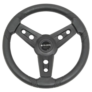 Gussi Lugana Black 14" Steering Wheel | Club Car Precedent Onward Tempo - Picture 1 of 3