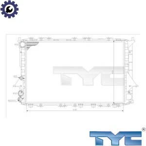 RADIATOR ENGINE COOLING 702-0027 FOR AUDI 100C4/A6C4 ACE/AAD/ABK/AAE 2.0L 4cyl - Picture 1 of 6
