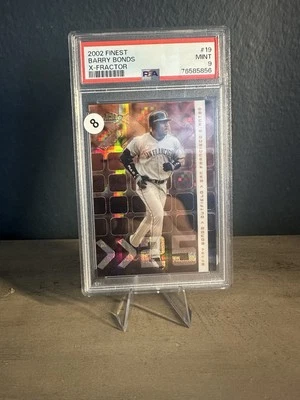 2002 Finest Barry Bonds X-fractor /299 PSA 9 - Image 1 of 3