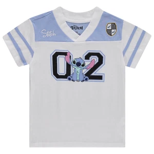 Disney Girls Lilo & Stitch Soccer Jersey T-Shirt - Girls Sizes 4-16 - Picture 1 of 25