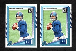 (2) LOTE - 2025 Panini Donruss Clasificado Novato - Jaxson Dart RC - NY Giants #400 - Imagen 1 de 2