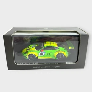MINICHAMPS 1/43 PORSCHE 911 GT3 R WINNER 24H NURBURGRING 2018 NEUF WAP0209110K - Foto 1 di 12