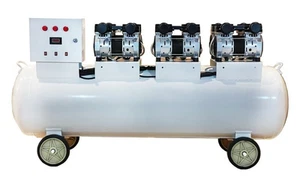 Silent Flüsterkompressor Druckluft leise Luftkompressor ölfrei 300L 1260 l/min/ - Bild 1 von 6