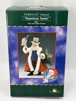 Fabriche Musical Patriótico Americano Papá Noel Plays “Stars & Stripes Forever” Foto 1 de 4