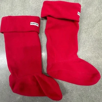 Hunter Boots Calcetines Mujer Rojo Talla 5-7 Mediano Original Polar Calentador de Piernas Suave Foto 1 de 4