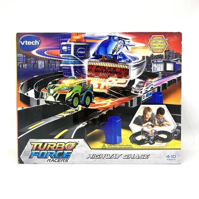 Vtech Turbo Force Racers Highway Chase Playset Track New Kids Xmas Toy Gift 4+ - Image 1 of 4