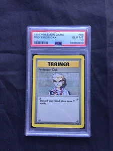 Cartas Pokemon: Conjunto Base Poco Común: Professor Oak 88/102 PSA 10 - Imagen 1 de 6