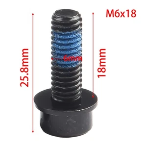 Practical Bike Screw Screw High Carbon Steel M6x18 Mountain Bike Screws - Picture 1 of 12