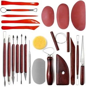 Langqun 23Pcs Clay Sculpting Tools Set – Pottery, Polymer, Carving Kit - Picture 1 of 7