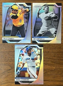 WILLIE STARGELL/ROY CAMPANELLA/DARRYL STRAWBERRY 2025 PRIZM SILVER PRIZMS!!! - Bild 1 von 2