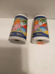 Vintage Porcelain Hawaii Salt And Pepper Shaker Set Aloha - Picture 1 of 6