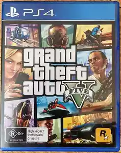 Grand Theft Auto V GTA5 Sony Playstation PS4 - Includes manual and map - Picture 1 of 1