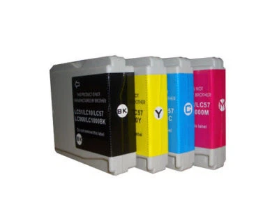 4 Druckerpatronen kompatibel für Brother LC1000 DCP135C - Bild 1 von 2