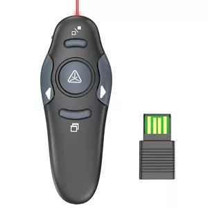 SSPONT Presentation Clicker for Powerpoint Wireless Presentation Remote Laser... - Picture 1 of 6