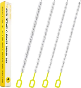 Straw Clean Brush Extra Long 12 Inch Straw Tube Brushes for Cleaning, Reusable D - Picture 1 of 12