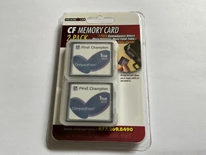 2pcs new 1gb First Champion compactflash memory card for NIKON CANON CF - Picture 1 of 3