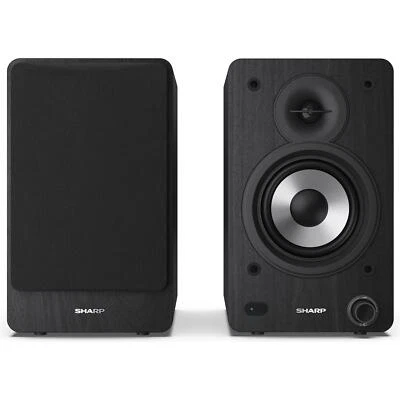 Diffusori amplificati Sharp CP-SS30 colore nero - Immagine 1 di 3