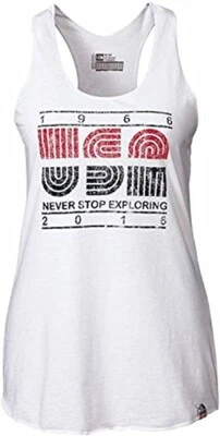 The North Face Women's USA Tri-Blend Racerback Tank Top, White Heather, Small - Image 1 of 4