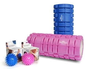 Schaumstoffrolle EVA Tiefengewebe Muskel TriggeR MIT GRATIS MASSAGEBALL PhysioWorld - Bild 1 von 7